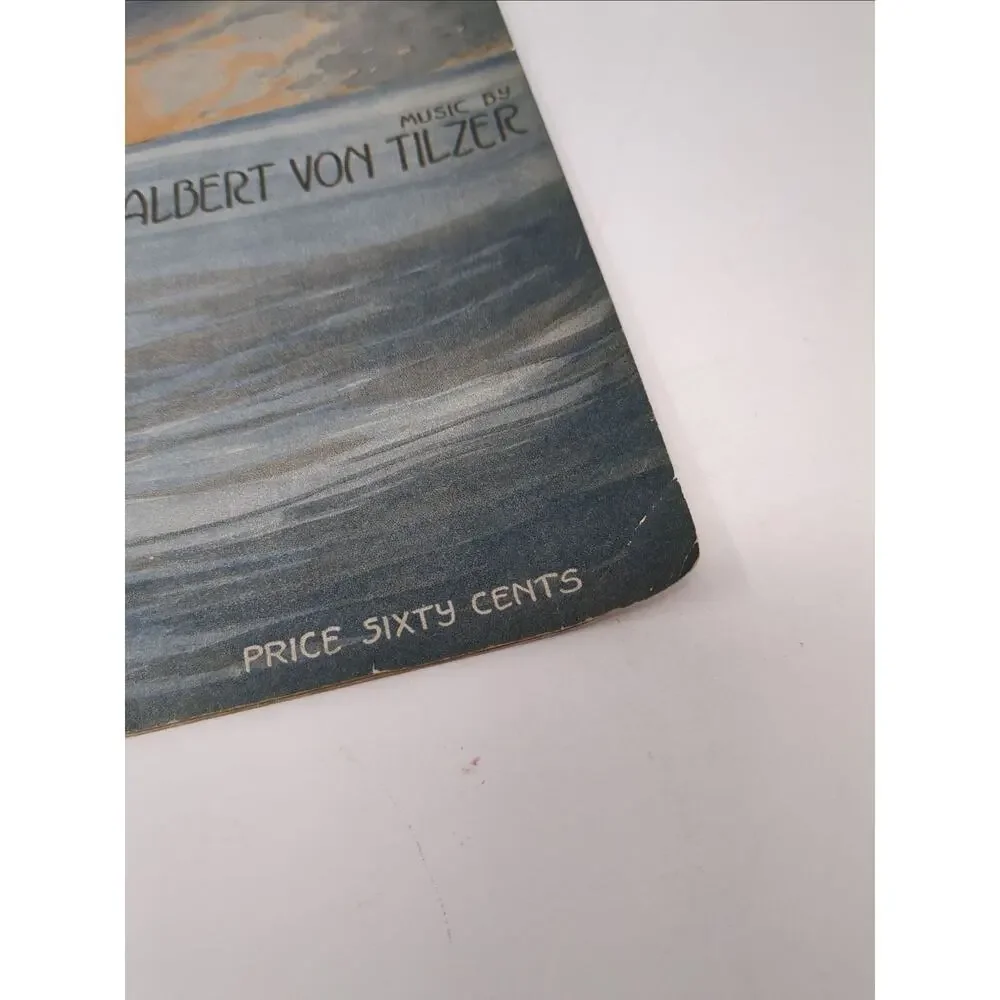 1917 Sheet Music I May Be Gone For A Long Long Time by Albert Von Tilzer‎